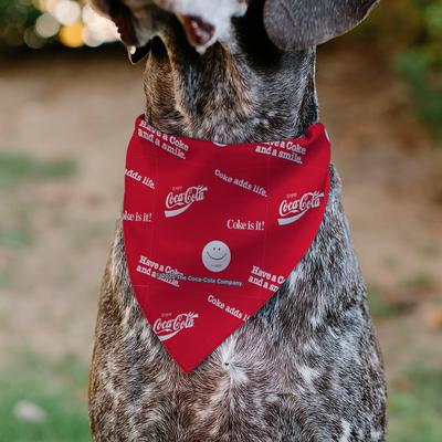 Show full view: Buckle-Down Coca-Cola Coke Quotes Scattered Slide-On Dog Bandana slide 5 of 6