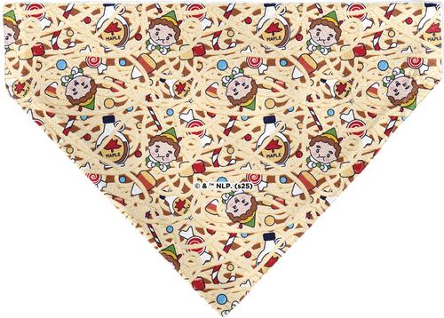 Show full view: Buckle-Down Elf Treat Everyday Like Christmas Buddy & Friends Pose Slide-On Dog Bandana, Blue slide 2 of 6