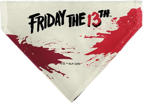 Show full view: Buckle-Down Friday the 13th Hockey Mask Close Up Slide-On Dog Bandana slide 2 of 6