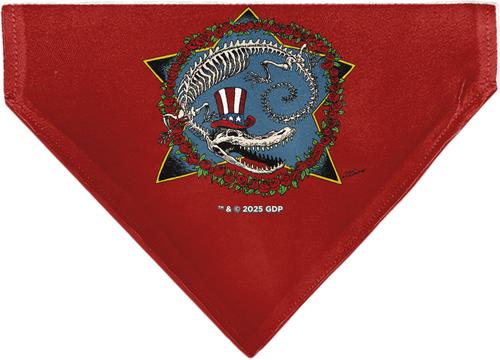 Show full view: Buckle-Down Grateful Dead Dave's Picks Volume Ten Alligator Bonus Art Slide-On Dog Bandana slide 2 of 6