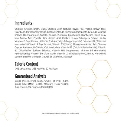 Show full view: Nulo Prowess Sensitive Stomach Chicken & Duck Pate Adult Wet Cat Food, 2.8-oz can, case of 12 slide 8 of 12