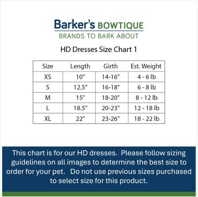 Show full view: Hip Doggie Blue Gingham Dog Dress, Multi, X-Small slide 5 of 7