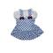 Show in main carousel: Hip Doggie Blue Gingham Dog Dress, Multi, X-Small slide 1 of 7