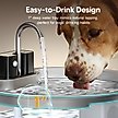 Show in main carousel: Voluas Indoor Wireless Battery Operated Automatic Stainless Steel Dispenser Dog Water Fountain with Ultra-Quiet Pump, Silver, 7-L slide 8 of 8