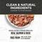 Show in main carousel: Nulo Prowess All-in-One Essentials Salmon & Duck Shreds in Broth Adult & Kitten Wet Cat Food, 2.8-oz can, case of 12 slide 7 of 12