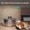 Show in main carousel: Voluas Indoor Wireless Battery Operated Automatic Stainless Steel Dispenser Dog & Cat Water Fountain with Ultra-Silence Pump, Silver, 7-L slide 7 of 9