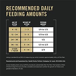 Purina Pro Plan Vital Systems Chicken & Egg Formula 4-in-1 Dry Kitten Food, 5-lb bag slide 2 of 9