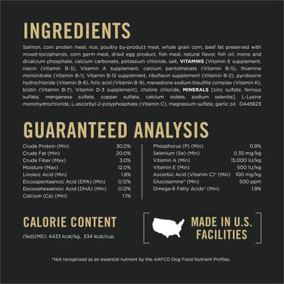 Show full view: Purina Pro Plan Sport Performance All Life Stages High-Protein 30/20 Salmon & Rice Formula Dry Dog Food, 33-lb bag slide 7 of 13
