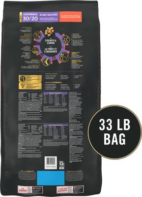 Show full view: Purina Pro Plan Sport Performance All Life Stages High-Protein 30/20 Salmon & Rice Formula Dry Dog Food, 33-lb bag slide 3 of 13