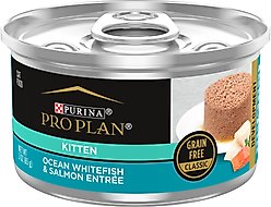 Purina Pro Plan True Nature Natural Ocean Whitefish & Salmon Grain-Free Kitten Formula Canned Cat Food, 3-oz, case of 24