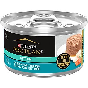 Purina Pro Plan True Nature Natural Ocean Whitefish & Salmon Grain-Free Kitten Formula Canned Cat Food, 3-oz, case of 24