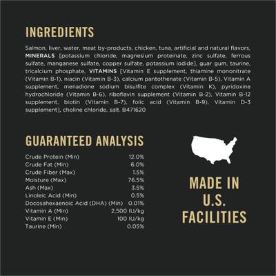 Show full view: Purina Pro Plan Classic Salmon & Tuna Grain-Free Kitten Entree Canned Cat Food, 3-oz, case of 24 slide 7 of 13