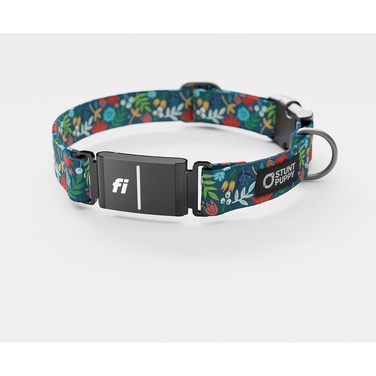 Stunt Puppy Frolic Series 3 & 3+ Fi-Ready Polyester Dog Collar, Fall, Small: 10.75 to 12.5-in neck, 3/4-inch wide