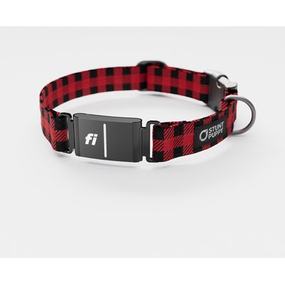 Stunt Puppy Stunt Puppy Lumberpup Buffalo Series 3 & 3+ Fi-Ready Polyester Dog Collar, Small: 10.75 to 12.5-in neck, 3/4-inch wide
