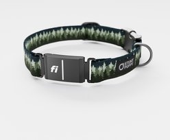 Stunt Puppy Pines Series 3 & 3+ Fi-Ready Polyester Dog Collar, Green, Large: 15.5 to 20.5-in neck, 1-inch wide