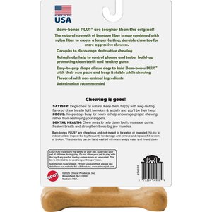 Spot Bam-Bones Plus Chicken Flavor Dog Chew Toy, 7-in
