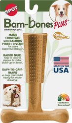 Spot Bam-Bones Plus Chicken Flavor Dog Chew Toy, 6-in