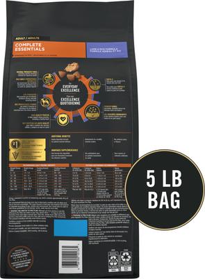 Show full view: Purina Pro Plan Complete Essentials Adult Shredded Blend Lamb & Rice High Protein Formula with Probiotics Dry Dog Food, 5-lb bag slide 3 of 12