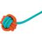 Show in main carousel: Critta Fitta Interactive Rope Dog Ball Toy, Teal + Orange slide 2 of 5