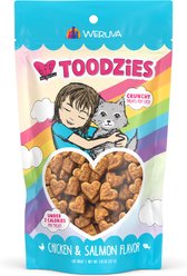 BFF Toodzies Chicken & Salmon Crunchy Cat Treats, 2-oz bag