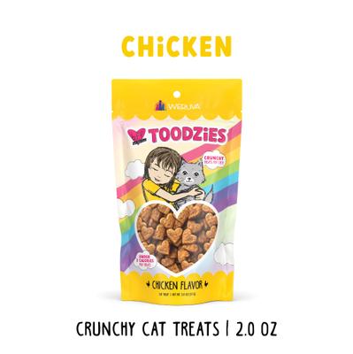 Show full view: B.F.F. Toodzies Chicken Crunchy Cat Treats, 2-oz bag slide 3 of 12