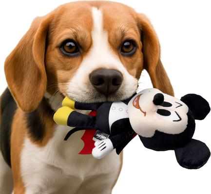 Show full view: GMASON Disney Mickey Mouse Vampire Plush Dog Toy, Black slide 5 of 5