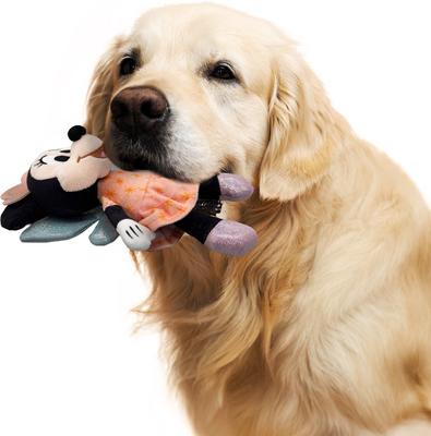 Show full view: GMASON Disney Minnie Mouse Fairy Plush Dog Toy, Pink slide 6 of 6