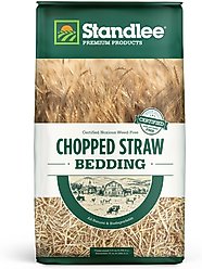 Standlee Certified Chopped Straw Bedding for Small Farm Animals & Pets, 25-lb bag
