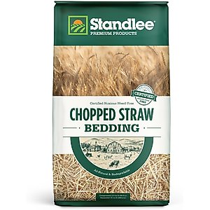 Standlee Certified Chopped Straw Bedding for Small Farm Animals & Pets, 25-lb bag