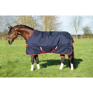 Horseware Ireland Rambo 1000D 200g Horse Turnout, Navy / Red, 69 inches