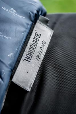 Show full view: Horseware Ireland Rambo 1680D Plus 450g Vari-Layer Horse Turnout, Black / Thunderstorm Grey / Silver, 81 inches slide 4 of 5