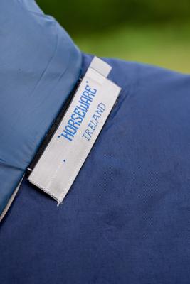 Show full view: Horseware Ireland Rhino Plus 450g Vari-Layer Horse Turnout, Navy / Titanium Grey / Classic Blue, 72 inches slide 2 of 6