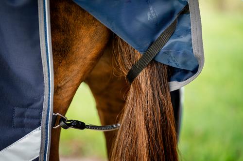 Show full view: Horseware Ireland Rambo 1680D 0g Horse Turnout, Navy / Thunderstorm Grey / Silver, 78 inches slide 8 of 8