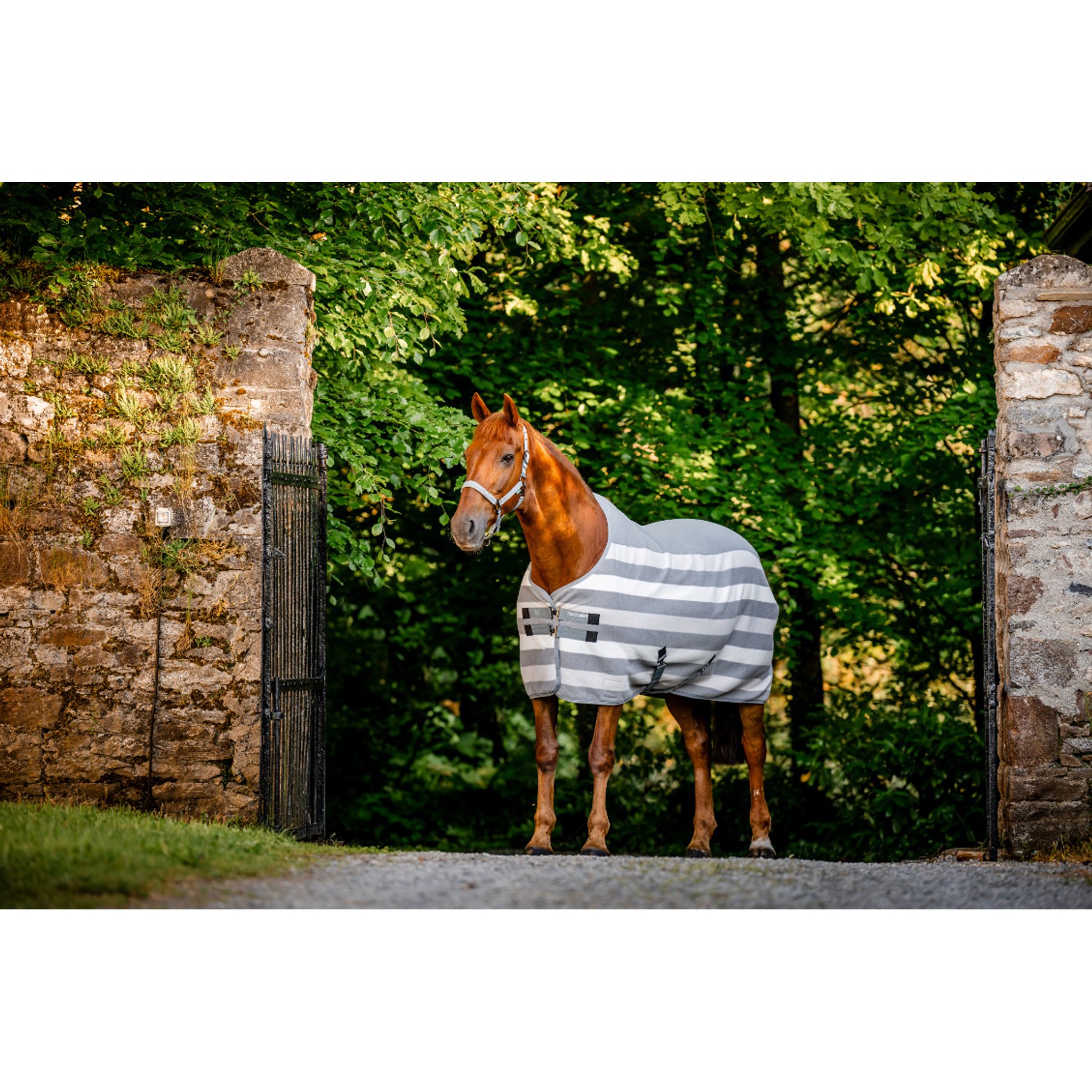 Horseware Newmarket Fleece Horse Cooler, Witney Charcoal, 72 inches