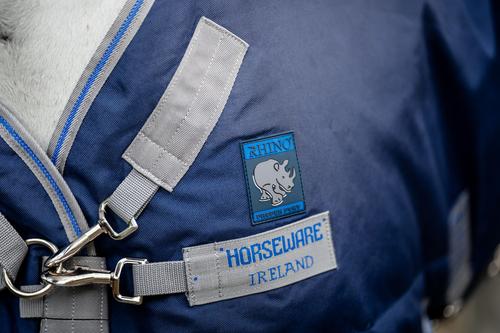Show full view: Horseware Ireland Rhino Plus 0g Pony Turnout, Navy / Titanium Grey / Classic Blue, 66 inches slide 6 of 6