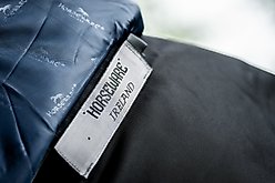 Horseware Ireland Rambo 1680D 0g Horse Turnout Hood, Navy / Thunderstorm Grey / Silver, Large slide 2 of 2