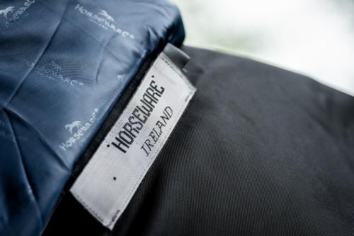 Show full view: Horseware Ireland Rambo 1680D Plus 0g Horse Turnout, Black / Thunderstorm Grey / Silver, 78 inches slide 2 of 5