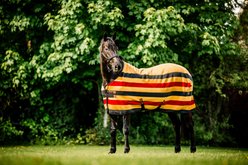 Horseware Ireland Horseware Newmarket Fleece Horse Cooler, Witney Gold, 78 inches