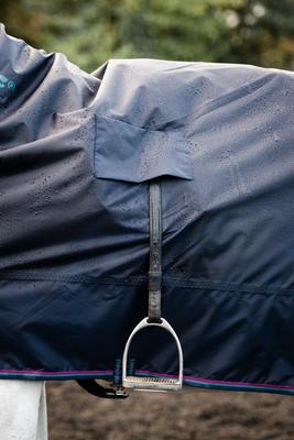 Show full view: Horseware Ireland Rambo Mack in a Sack Horse Sheet, Navy / Burgundy / Teal, X Large slide 6 of 7