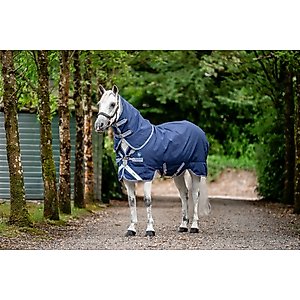 Horseware Ireland Rhino Plus 250g Vari-Layer Pony Turnout, Navy / Titanium Grey / Classic Blue, 60 inches