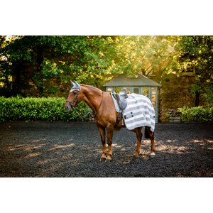Horseware Ireland Horseware Newmarket Fleece Horse Cooler, Witney Charcoal, 81 inches
