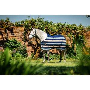 Horseware Newmarket Fleece Horse Cooler, Witney Navy, 78 inches