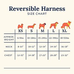 Lucy & Co. Sipping Slowly Reversible Dog Harness, Large: 20 to 28-in chest slide 2 of 8
