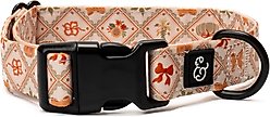 Lucy & Co. Cozy Cottage Dog Collar, Small: 8 to 14-in neck, 0.5-in wide