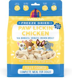 Weruva Paw Lickin' Chicken Freeze-Dried Dog Food, 5.5-oz bag