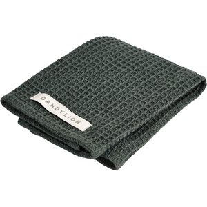 Dandylion Paw Dog Towel, Green, 12 x 12-in