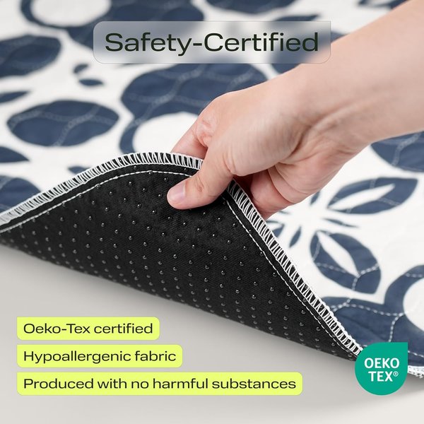 Show full view: PetSpy Oriental Pattern Washable Dog Pee Pads, 36 x 41-in, 2 count slide 5 of 7