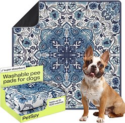 PetSpy Ornament Pattern Washable Dog Pee Pads, 72 x 72-in