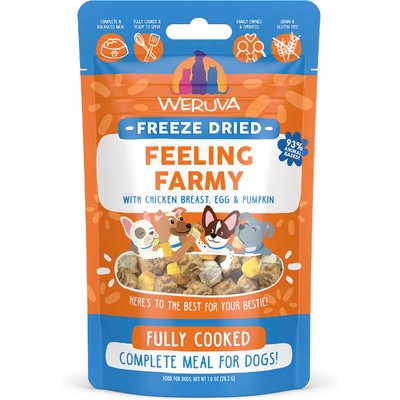 Weruva Weruva Feeling Farmy Freeze-Dried Dog Food, 1-oz bag