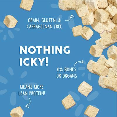 Show full view: Weruva Paw Lickin' Chicken Freeze-Dried Dog Food, 13-oz bag slide 8 of 13